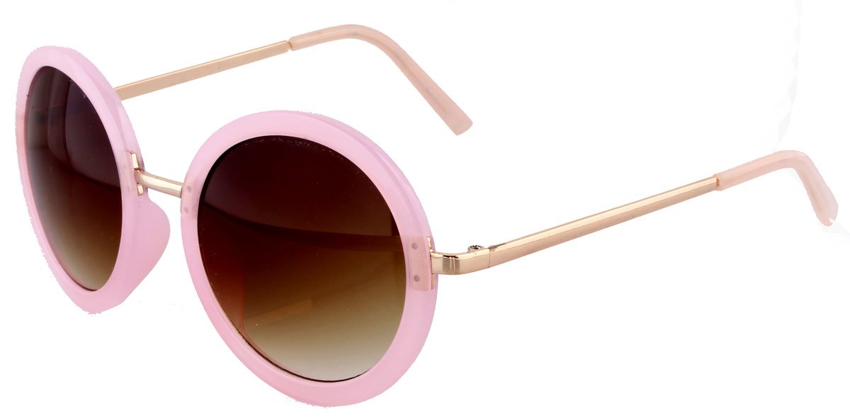 Runde Sonnenbrille rosa