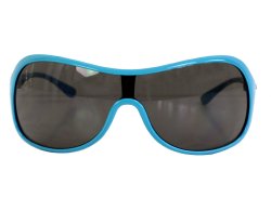 Oversize Sonnenbrille blau