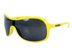 Oversize Sonnenbrille gelb