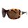 Oversize Sonnenbrille in Schildpatt Optik