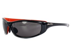 Sportbrille 230 schwarz mit orangefarbener Innenseite