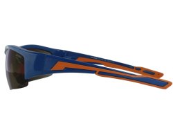 Sportbrille 246 blau mit verspiegelten Gl&auml;sern