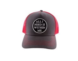Statement Basecap ALL I NEED rot-anthrazit