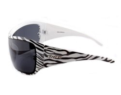 Oversize Sonnenbrille im Zebra-Look