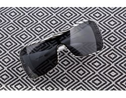Oversize Sonnenbrille im Zebra-Look
